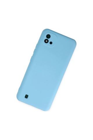 Newface Realme C11 2021 Kılıf Nano İçi Kadife Silikon - Mavi Belirtilmemiş