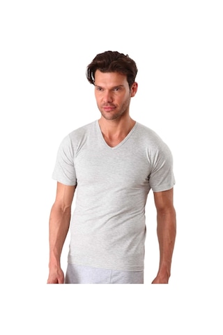 Çok Renkli 6'Lı V Yaka Atlet %100 Penye Redzone