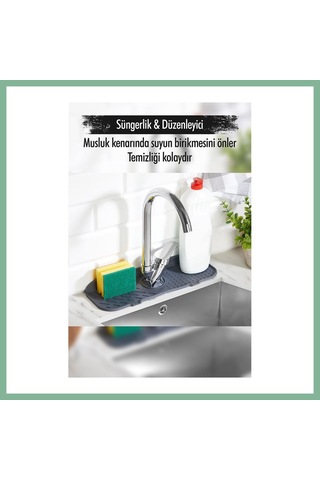 Bşkvirgo Silikon Lavabo Matı 13 36 Cm Bsk2026 Çok Renkli
