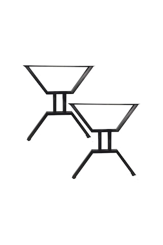 Bin1Fırsatt Metal Ayak Ahşap Masif Çalışma Yemek Masası Ayağı Masa Ayağı