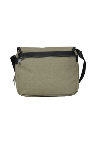 Unısex Kanvas Postacı Çantası Askılı Omuz Çantası Okul Çantası Körüklü Çapraz Çanta Pst02 Haki Yeşil Haki Yeşil