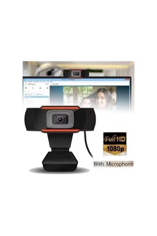 Webcam 1080p Konferans Kamera Dahili Mikrofon Chat Görüntülü Sohbet Yayın Kamerası Hd Video