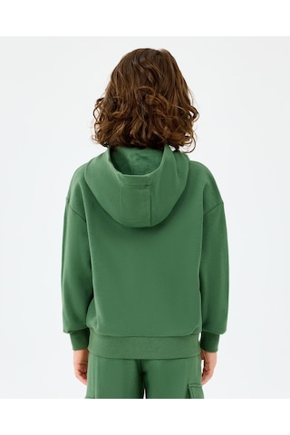 Skechers B Lw Fleece Sweatshirt Büyük Erkek Çocuk Haki Sweatshirt Sk2520089-1629 Haki