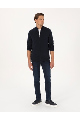Pierre Cardin Erkek Lacivert Hırka Triko 50317409-vr033 Lacivert