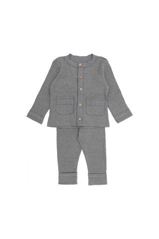 Petit Boom Casual Kaşkorse Set Koyu Gri