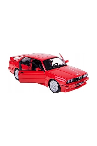Bburago 1988 Bmw 3 Series M3 1/24 Kırmızı Model Araba