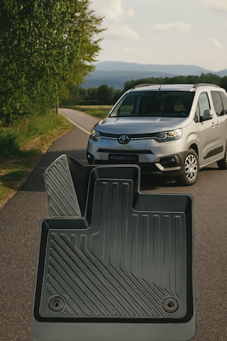 Toyota Proace City Uyumlu 3d Oto Paspas Premium