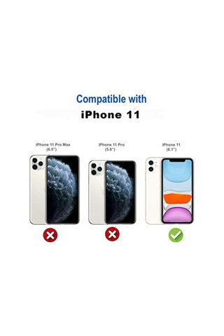 Teknomoda Apple Uyumlu iPhone 11 Kamera Korumali Sürgülü Silikon Kilif 561434588