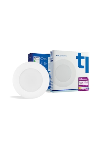 Redeem Plus C12W Downlight, Titreşimsiz, Göz Konforu, 885 Lümen, Parlak Beyaz, 5700 Kelvin Beyaz