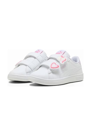 Puma Smash 3.0 Badges V Ps Çocuk Günlük Ayakkabı 397286-07 Beyaz