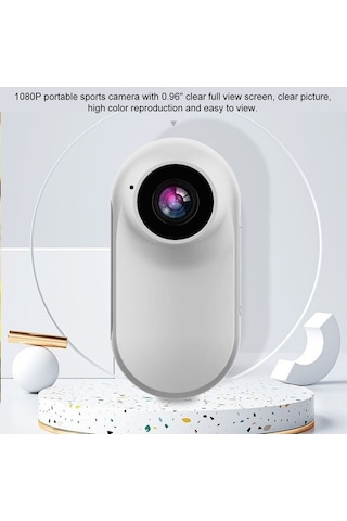 Tongxida 1080p Spor Kamerası Taşınabilir Aksiyon Kamerası Yüksek Çözünürlüklü Kaydedici Su Geçirmez Ekran Destekli Fotoğraf/vi Beyaz