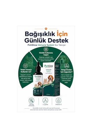 Bezos Patiglow Kedi Ve Köpek Bağışıklık Destek Damlası 50 Ml Ventra
