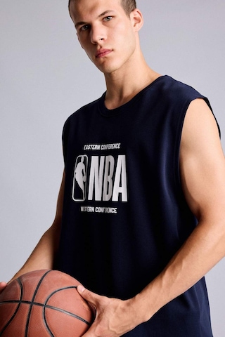 Defacto Nba Lisanslı Boxy Fıt Lacivert Atlet H3851ax26smnv253 Lacivert-nv253