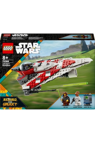 LEGO® Star Wars™ Jedi Bob’un Starfighter’ı 75388 -8 Yaş ve Üzeri Star Wars Sevenler İçin İnşa Edilebilen Oyuncak Starship Yapım Seti(305P)