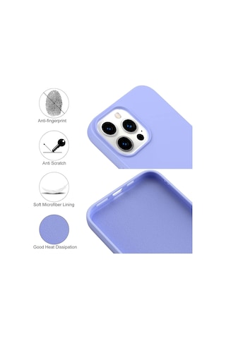 Teknomoda Apple Uyumlu iPhone 14 Kilif Içi Süet Korumali Silikon 386842663