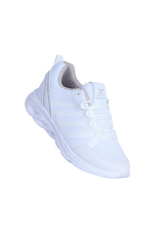 Luttoon Prt-4138 Beyaz Anorak Erkek Sneaker Ayakkabı Beyaz