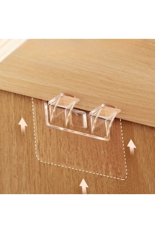 Periboia 4 Adet Raf Destek Aparatı Dolap İçi Raflar İçin 4&amp Çok Renkli