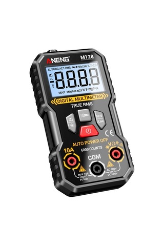 Besthome1 Aneng M128 Dijital Multimetre: 6000 Sayım, Yüksek Hassasiyetli Ak-dc Voltaj, Direnc, Ncv Testeri, Lcd Işık, Veri Tutm