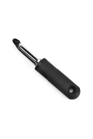 Geeroyoo Dikey Meyve Ve Sebze Soyucu, Çok Amaçlı Paslanmaz Çelik Bıçak, Kolay Kullanım İçin Kauçuk Kaplı Sap, 1 Adet.