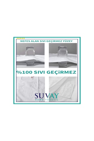 Suvay Micro Su Sıvı Geçirmez Alez Tek Ve Çift Kişilik Alez