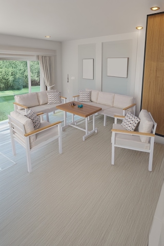 Neokas Metal Balkon Seti, Bahçe Takımı, Kafe Koltuk Oturma Grubu 1 + 1 + 2 + 3 + M Antrasit