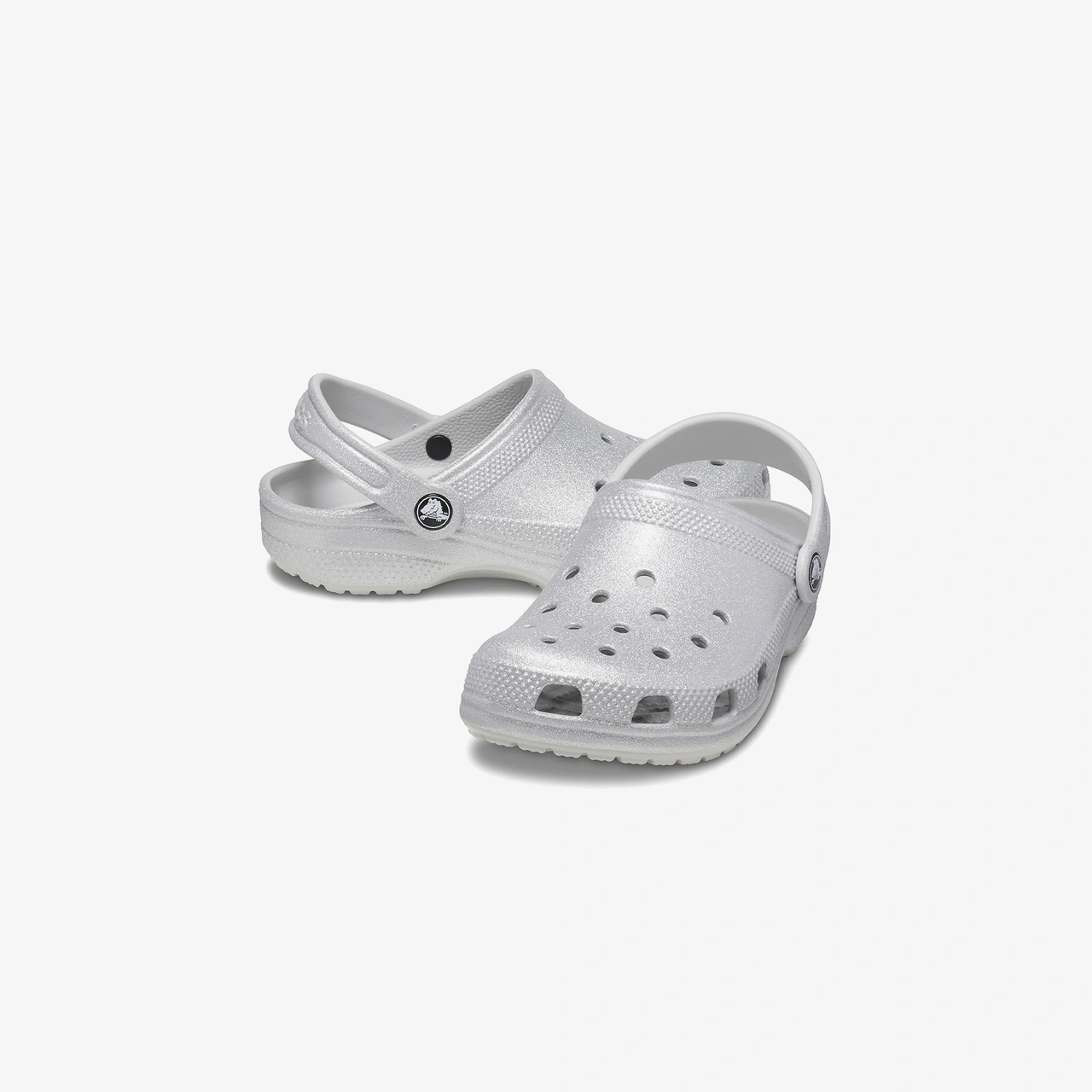 Crocs Classic Glitter T Bebek Gri Terlik Düz 206992 2800153