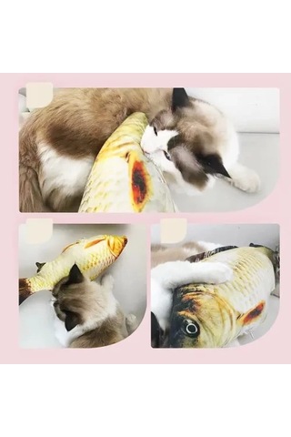 Dodes Peluş Balık Kedi Oyuncağı