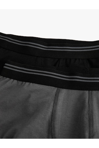 Koton Slip Boxer Seti 2'li Antrasit 3slm90068mk