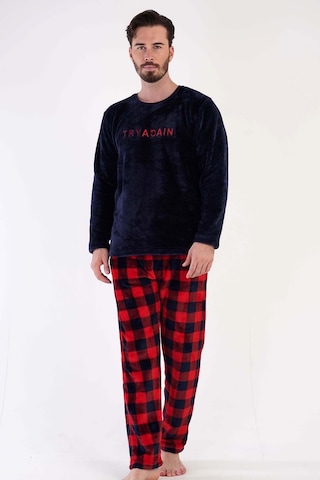 Vienetta Erkek Uzun Kol Welsoft Lacivert Pijama Takım C3t0n4o084 001