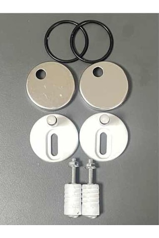 VitrA Uyumlu Klozet Kapak Menteşe Seti - Trm0592 Krom Plastik Renkli