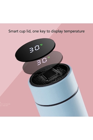 Novahub 393 Mini Termos Bardak, Yolculuk İçin Mükemmel Pembe