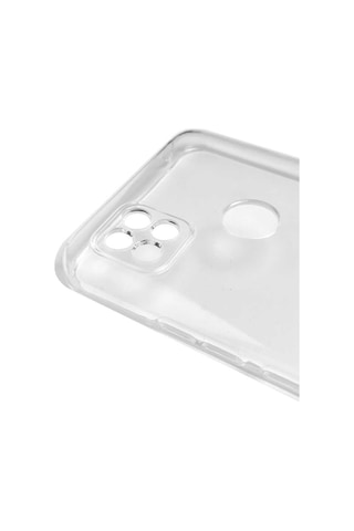 Goocamp Redmi 9c Kılıf Kamera Korumalı Süper Silikon Kapak - Renksiz Renksiz