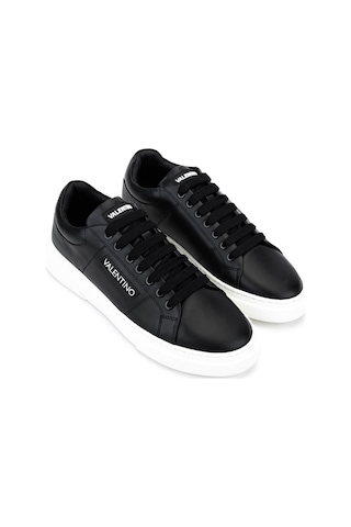 Mario Valentino Unisex Hakiki Deri Siyah Sneakers & Spor Ayakkabı 1040 95s3909 Ayk Sk25-26 Black Siyah