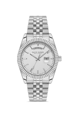 Davıd Guner Dg-9019ga-a1 Erkek Kol Saati. Gümüş