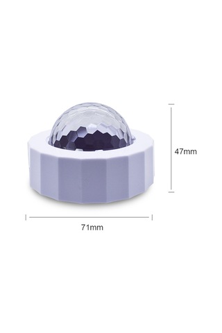 Qingmipy Araç İçi Usb Müzik Kontrollü 3 Renkli Led Ortam Aydınlatma Lambası - Ses Sensörlü Diğer