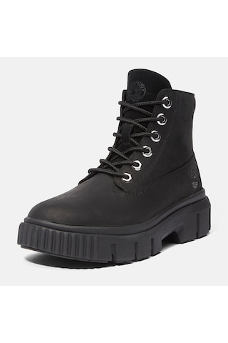 Timberland Greyfield Mid Lace Up Kadın Bot-33969 Siyah