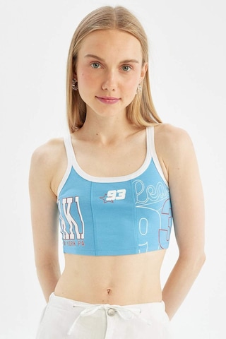 DeFacto Coool Fitted Baskılı Crop Askılı Atlet D1421AX24SMBE339