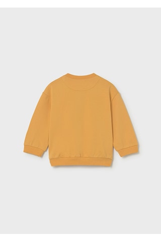 Erkek Bebek Desenli Sweatshirt 1402 Sarı