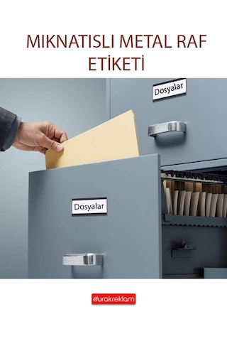 Mıknatıslı Raf Etiketi
