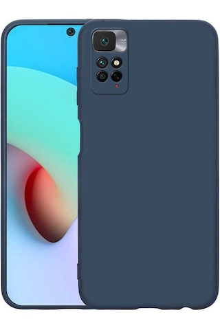 Noktaks - Xiaomi Uyumlu Xiaomi Redmi Note 11s Global - Kılıf İçi Kadife Koruyucu Mara Lansman Kapak - Lacivert