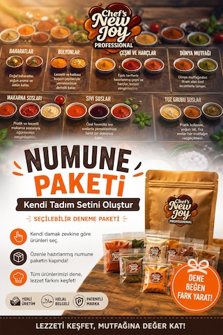 Numune Paketi - Kendi Tadım Setini Oluştur - Seçilebilir Deneme Paketi