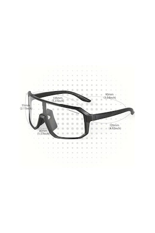 Kendinden Kararan Photochromic Bisiklet Outdoor Gözlük Sürüş Balık Av Gözlükleri Siyah