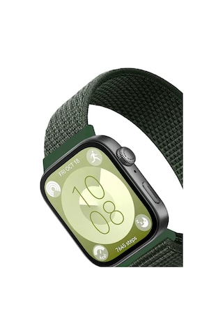 Huawei Watch Fit 4 / Fit 3 Uyumlu Hasırlı Cırtcırtlı Spor Kordon