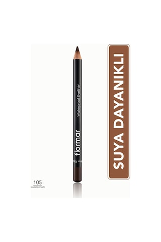 Flormar Waterproof Eyeliner Suya Dayanıklı Kajal Göz Kalemi 105 Warm Brown