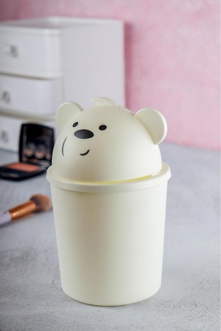 Bears Mini Masaüstü Çöp Kutusu 1 Lt