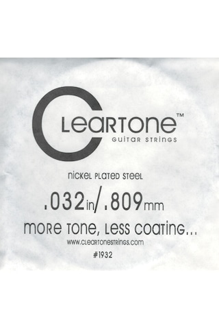 Cleartone Electric Single .032 Elektro Gitar Tek Tel