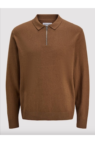 Jack & Jones Jjeemıl Knit Polo Yarım Fermuar Uzun Kollu Erkek Triko Çok Renkli