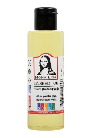 Keten Yağı 70ml 1 Adet Resim Yağı Monalisa Rafine Bezir Yağı Yağlı Boya İncelticisi Yağlı Boya Yardımcı Malzemesi