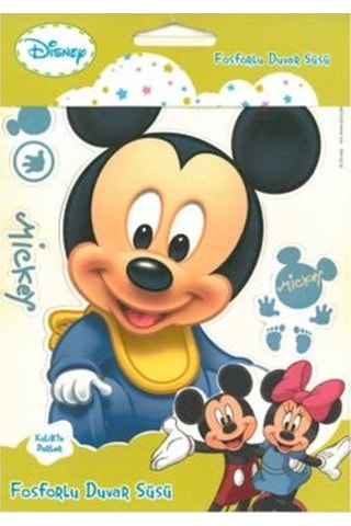 Mickey Mouse Çocuk Odası Stıcker Karanlıkta Parlar Duvar Süsü (537954870)