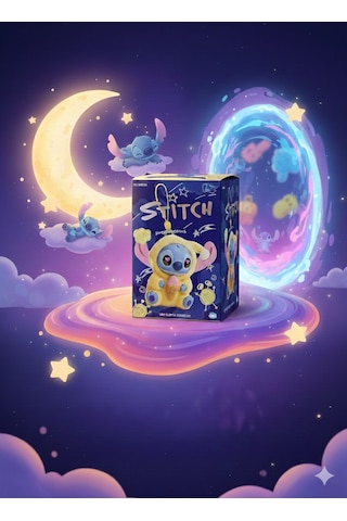 Stitch Peluş Oyuncak Süpriz Renkler Açık Mavi - Lacivert